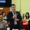 Ông Nguyễn Lâm Thanh, đại diện TikTok Việt Nam, phát biểu tại hội nghị quảng cáo trên mạng.