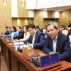Các đại biểu HĐND TP Hà Nội bấm nút biểu quyết