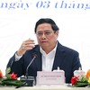 Thủ tướng Phạm Minh Chính phát biểu chỉ đạo tại hội nghị sáng 3-2.