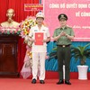 Đại tá Hồ Việt Triều, Phó Giám đốc Công an tỉnh Cà Mau đến nhận công tác và giữ chức vụ Giám đốc Công an tỉnh Bạc Liêu. 