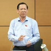 Chủ tịch UBND TP.HCM Phan Văn Mãi phát biểu tại hội thảo chiều 30-5. Ảnh: PHẠM THẮNG
