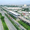 Dự án đầu tư xây dựng tuyến đường sắt đô thị số 1 TP.HCM, tuyến Bến Thành - Suối Tiên. Ảnh: HOÀNG GIANG