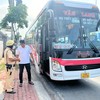 CSGT Bình Triệu kiểm tra nhiều xe khách trên Quốc lộ 1A