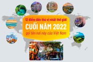 12 điểm đến thú vị nhất thế giới cuối 2022, gọi tên 1 nơi của Việt Nam