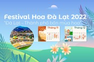 Festival Hoa Đà Lạt 2022 tháng 11,12 này có gì?