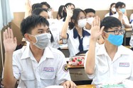 Một tiết học hoạt động trải nghiệm hướng nghiệp tại Trường THPT Nguyễn Thái Bình (quận Tân Bình). Ảnh: NGUYỄN QUYÊN