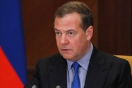 Phó chủ tịch Hội đồng An ninh Nga - ông Dmitry Medvedev. ẢNH: TASS