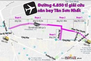 UBND TP.HCM đã phê duyệt dự án đường nối Trần Quốc Hoàn – Cộng Hòa