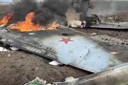 Tiêm kích Su-25 của Nga bị Ukraine bắn hạ ở tỉnh Kherson. Ảnh: ILLUSTRATIVE