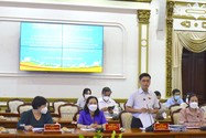 Chủ trì buổi giám sát là Chủ tịch HĐND TP Nguyễn Thị Lệ. Ảnh: KHÁNH TRÀ
