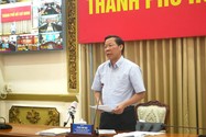 Chủ tịch UBND TP Phan Văn Mãi phát biểu tại hội nghị. Ảnh: T.DÂN