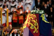Linh cữu của Nữ hoàng sẽ đặt tại Đại sảnh Westminster cho đến sáng ngày diễn ra tang lễ 19-9. Ảnh: GETTY IMAGES