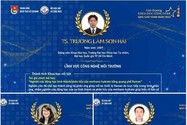 5 giảng viên trẻ tại TP.HCM đạt giải thưởng Quả cầu vàng năm 2022