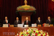 Tổng bí thư Nguyễn Phú Trọng phát biểu khai mạc Hội nghị Trung ương 6, khóa XIII