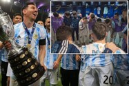 Messi mất trí trong phòng thay đồ tuyển Argentina