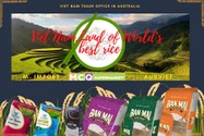 Tặng gạo ST 25 cho người dân Úc dùng thử