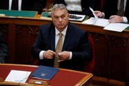 Thủ tướng Hungary - ông Viktor Orban tham dự phiên họp của quốc hội Hungary ở thủ đô Budapest ngày 26-9. Ảnh: REUTERS