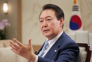 Tổng thống Hàn Quốc Yoon Suk-yeol. Ảnh: Daewoung Kim/REUTERS