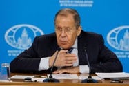 Ngoại trưởng Nga Sergey Lavrov. Ảnh: Shamil Zhumatov/REUTERS