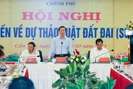 Phó Thủ tướng Trần Hồng Hà chủ trì lấy ý kiến các tỉnh miền Nam về dự thảo Luật Đất đai sửa đổi