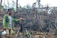 Cơ Liêng Ha Nin bị hạt Kiểm lâm huyện Đam Rông bắt quả tang khi đang phá rừng