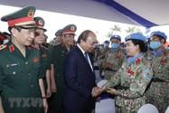 Chủ tịch nước dự lễ xuất quân các lực lượng tham gia gìn giữ hòa bình Liên Hợp Quốc