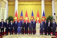 Chủ tịch nước Võ Văn Thưởng tiếp Đại sứ các nước ASEAN 