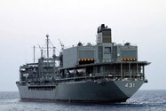 "Tàu huấn luyện" IRIS Kharg là tàu lớn nhất của hải quân Iran. Ảnh: FARS NEWS