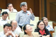 Đại biểu Trương Trọng Nghĩa tại phiên thảo luận dự án Luật Hợp tác xã (sửa đổi). Ảnh: QH