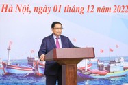 Thủ tướng Phạm Minh Chính cho rằng tình trạng khai thác hải sản bất hợp pháp, không báo cáo và không theo quy định vẫn chưa được giải quyết triệt để. Ảnh: VGP