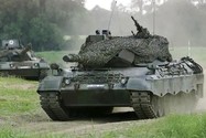 Hình ảnh xe tăng Leopard 1 của Đức. Ảnh: AP