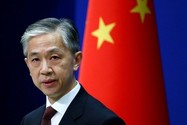 Phát ngôn viên Bộ Ngoại giao Trung Quốc - ông Uông Văn Bân. Ảnh: REUTERS