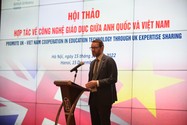 Vương quốc Anh cam kết hỗ trợ công nghệ giáo dục với Việt Nam