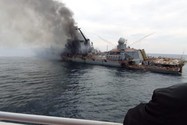 Nga công bố thương vong trong vụ soái hạm Moskva bị cháy