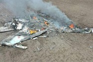 Hình ảnh máy bay Su-35 của Nga mà phía Ukraine nói đã bắn rơi. Ảnh: REUTERS
