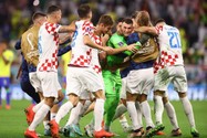 Croatia ăn mừng chiến thắng trước Brazil