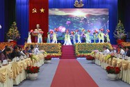 Đoàn đại biểu Campuchia đến thăm, chúc tết tại Long An