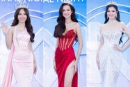 Hoa hậu Mai Phương cùng dàn người đẹp khoe sắc tại thảm đỏ chung kết Miss World Vietnam 2023