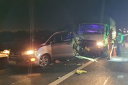 Tai nạn liên tiếp trên cao tốc TP.HCM - Trung Lương, hàng ngàn phương tiện ách tắc