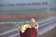 Thủ tướng tuyên bố thông xe cao tốc Mai Sơn-QL45 và Phan Thiết-Dầu Giây