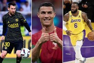 Các VĐV kiếm được hơn 3 tỉ USD, Ronaldo Top 1, Messi ở đâu?