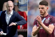 Ten Hag tức giận vì MU phá vụ chuyển nhượng Declan Rice