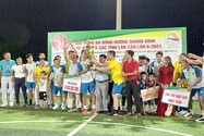 Giải bóng đá đồng hương Quảng Bình: Sân chơi kết nối cộng đồng