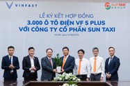 Sun Taxi sẽ lăn bánh 3.000 ô tô điện VinFast trên khắp Việt Nam