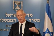 Bộ trưởng Quốc phòng Israel - ông Benny Gantz phát biểu tại một sự kiện ở Jerusalem, ngày 12-10.Ảnh: AFP