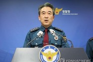 Người đứng đầu Cơ quan Cảnh sát Quốc gia Hàn Quốc - ông Yoon Hee-keun trong cuộc họp báo ngày 1-11. Ảnh: YONHAP