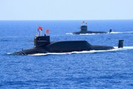 Tàu ngầm tên lửa đạn đạo hạt nhân Type 094 của Hải quân Trung Quốc. Ảnh: REUTERS