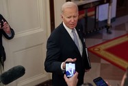 Tổng thống Mỹ Joe Biden trả lời phỏng vấn tại Nhà Trắng ở thủ đô Washington D.C, ngày 20-1. Ảnh: REUTERS