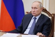 Tổng thống Nga Vladimir Putin tại một cuộc họp ở thủ đô Moscow (Nga) ngày 17-3. Ảnh: SPUTNIK