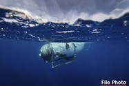 Một tàu ngầm của công ty OceanGate Expeditions. Ảnh: CNN